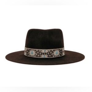 NEW! Sold Out Lack of Color “The Phoenix” black fedora hat - size 59 (L)